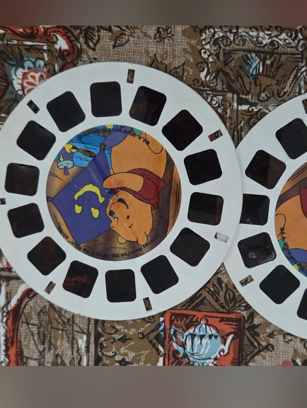 Vintage 90s view master Winnie the pooh disc set of 2